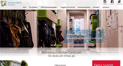 Desktop Screenshot of montessoriskolancentrum.se